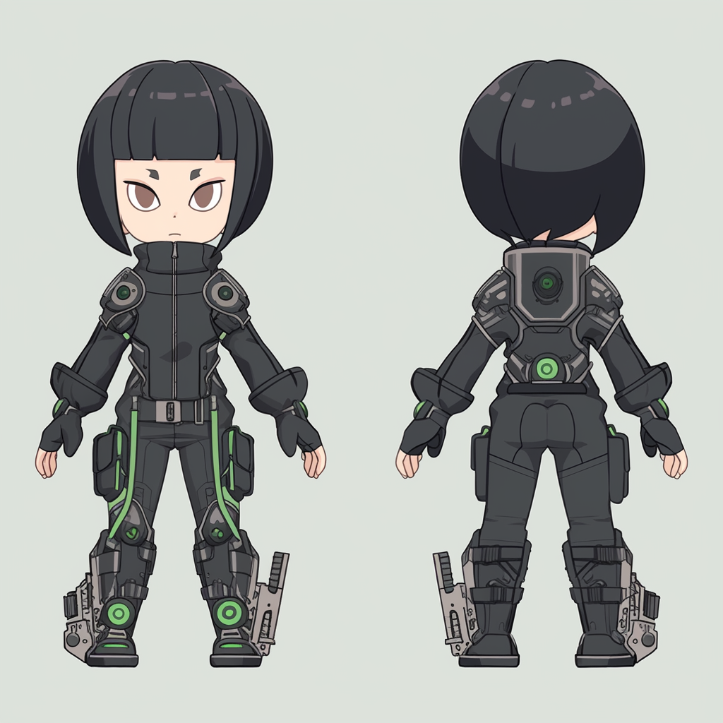 Ghost in the Shell Chibi Mobile Game