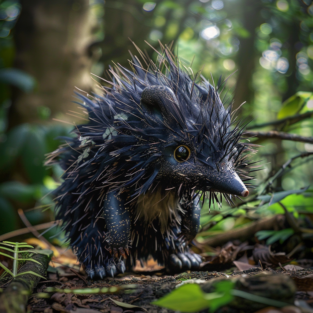 Goblin Porcupine Hybrid in Forest