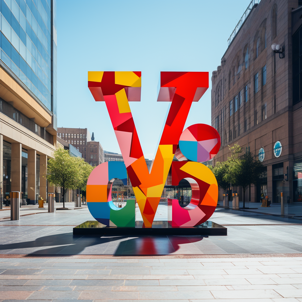 Giant Indiana Sculpture with YESX Letters