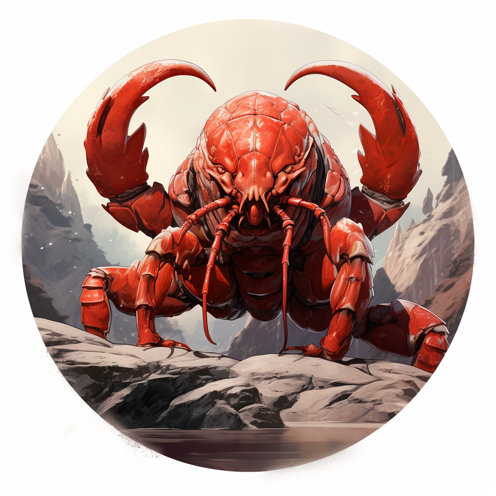 Token portrait of giant scorpion