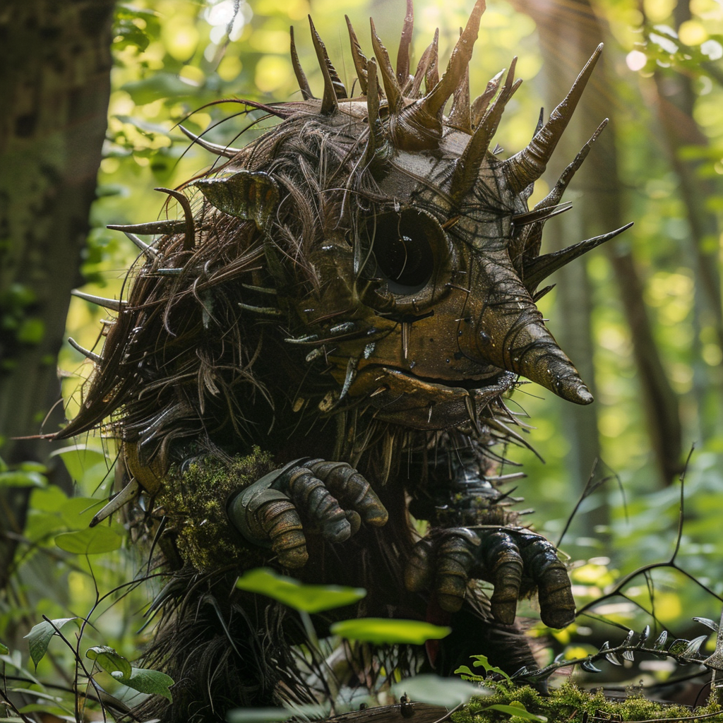 Goblin Porcupine Hybrid Humanoid Forest