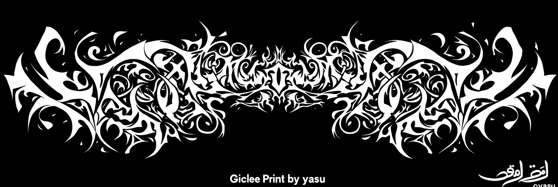 Giclee Print by Yasu Logo Tshirt Design