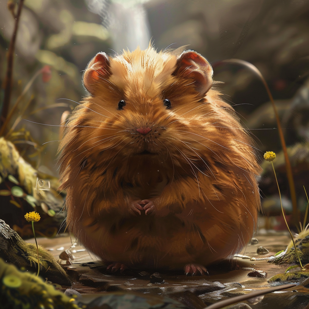 Gigachad Staring Hamster Picture