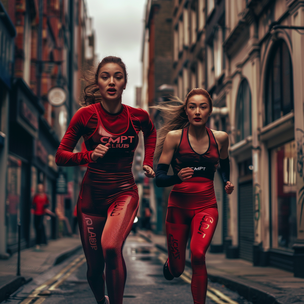 Gigi Bella Hadid running in London