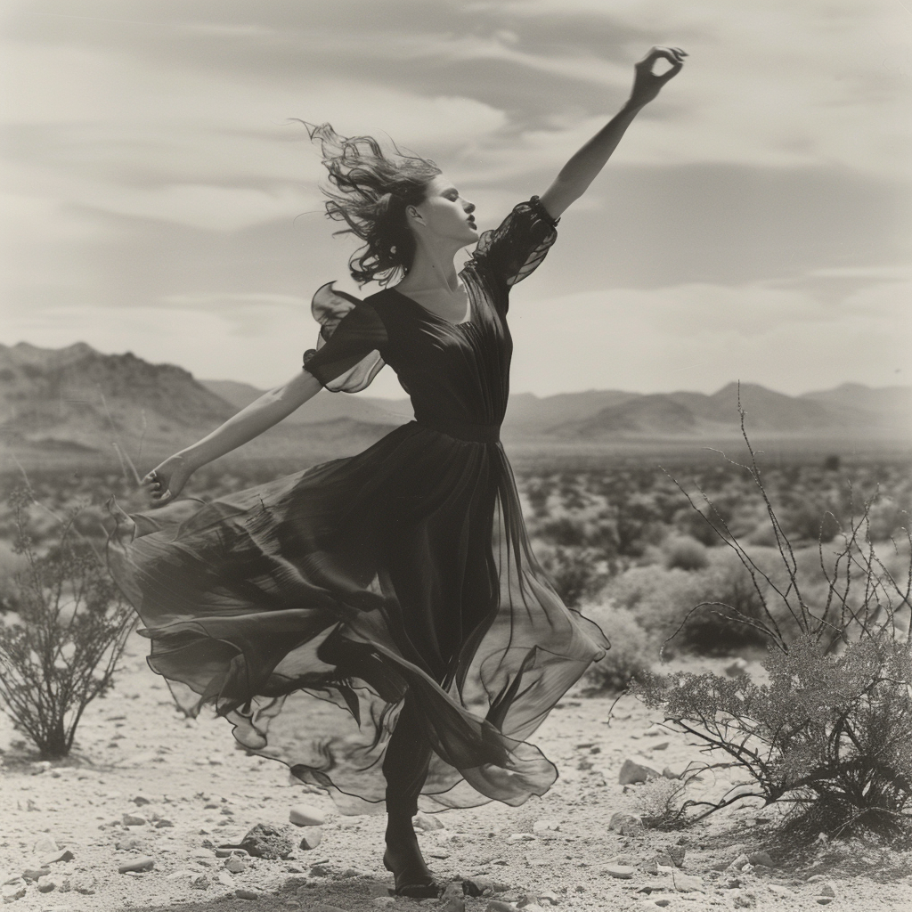 Gioia Manuli Dancing in Desert