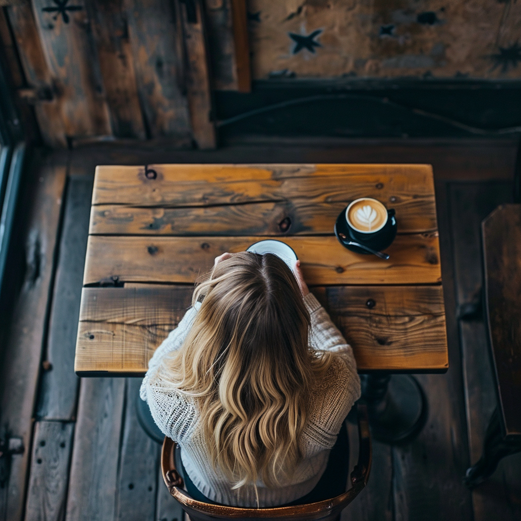 Girl in Coffee Shop POV