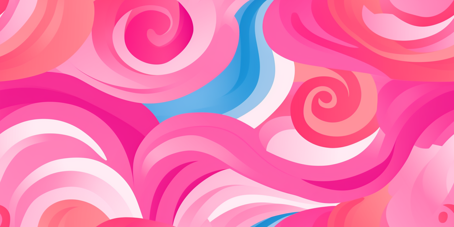 Colorful girly swirl pattern