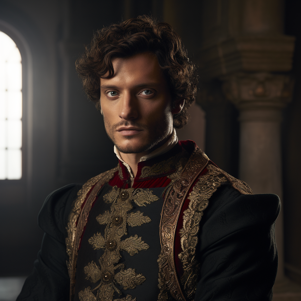 Portrait of Giuliano di Medici in TV Series