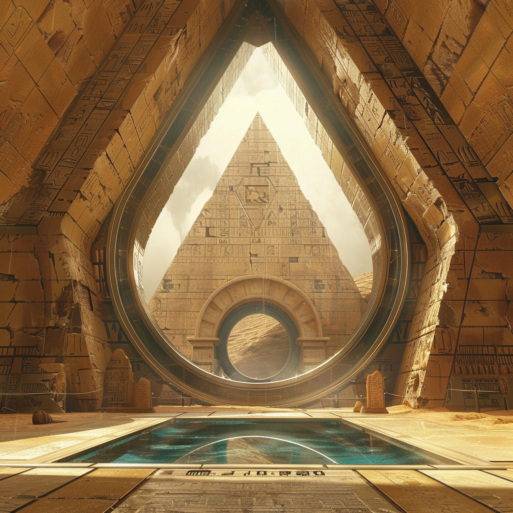 Egypt Giza Stargate Teleport Station