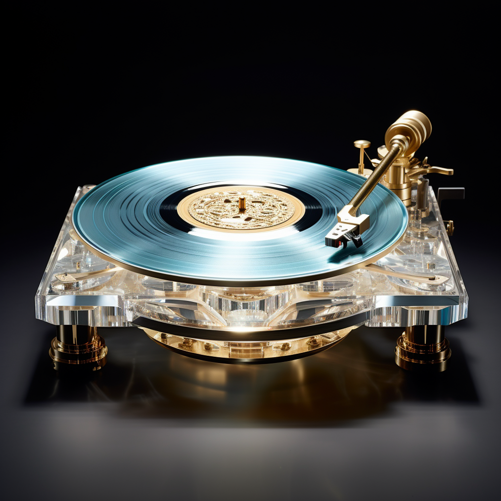 Glass diamond turntables image