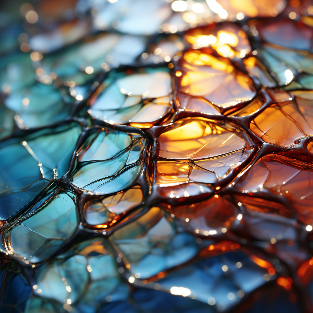 Highly Detailed Abstract Glass Texture