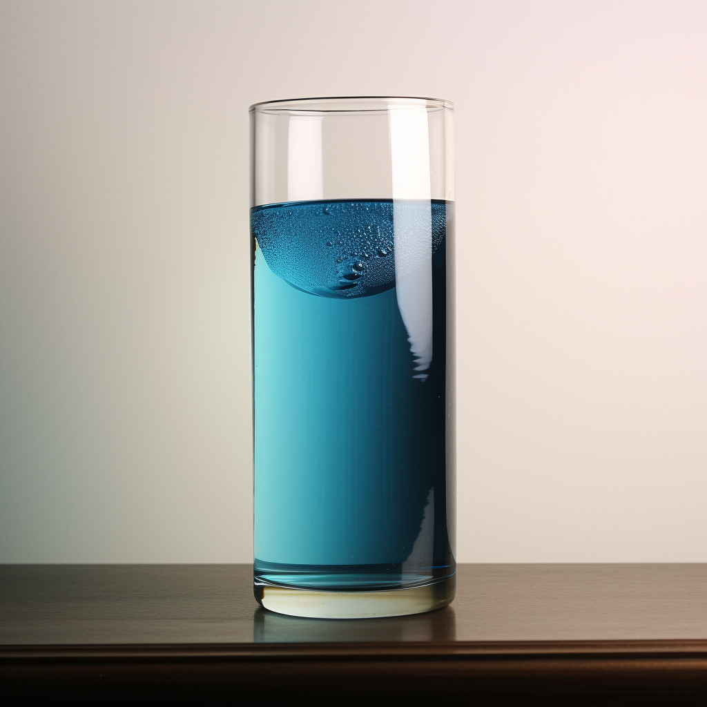 Glass water defy gravity