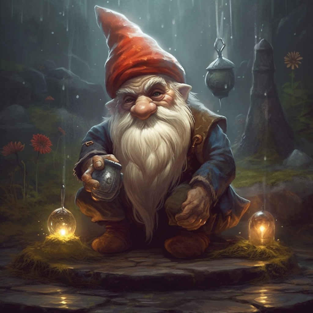 Gnomes filled with anticipation and determination