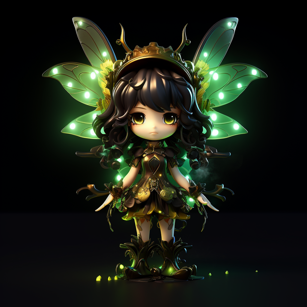 Glow in the Dark Chibi Fairy Full Body