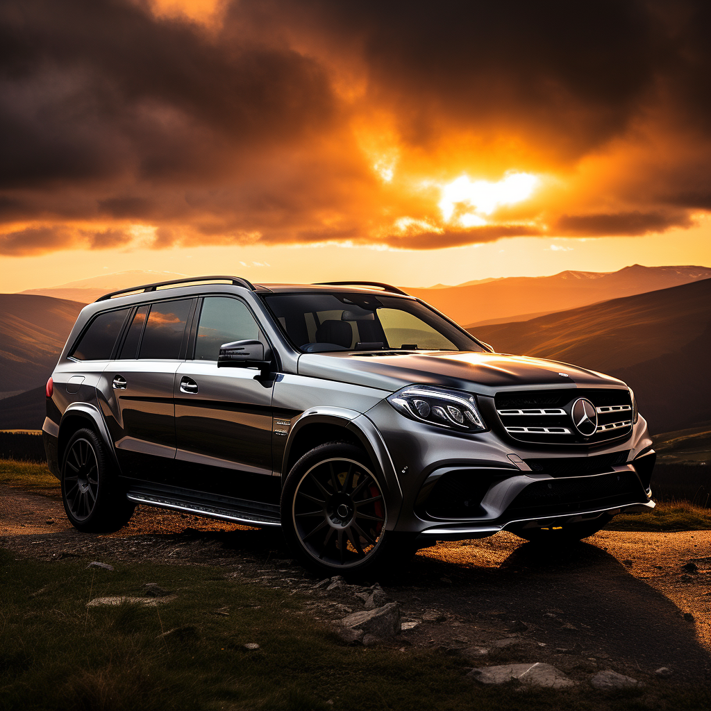 Stunning GLS 63 AMG with breathtaking views