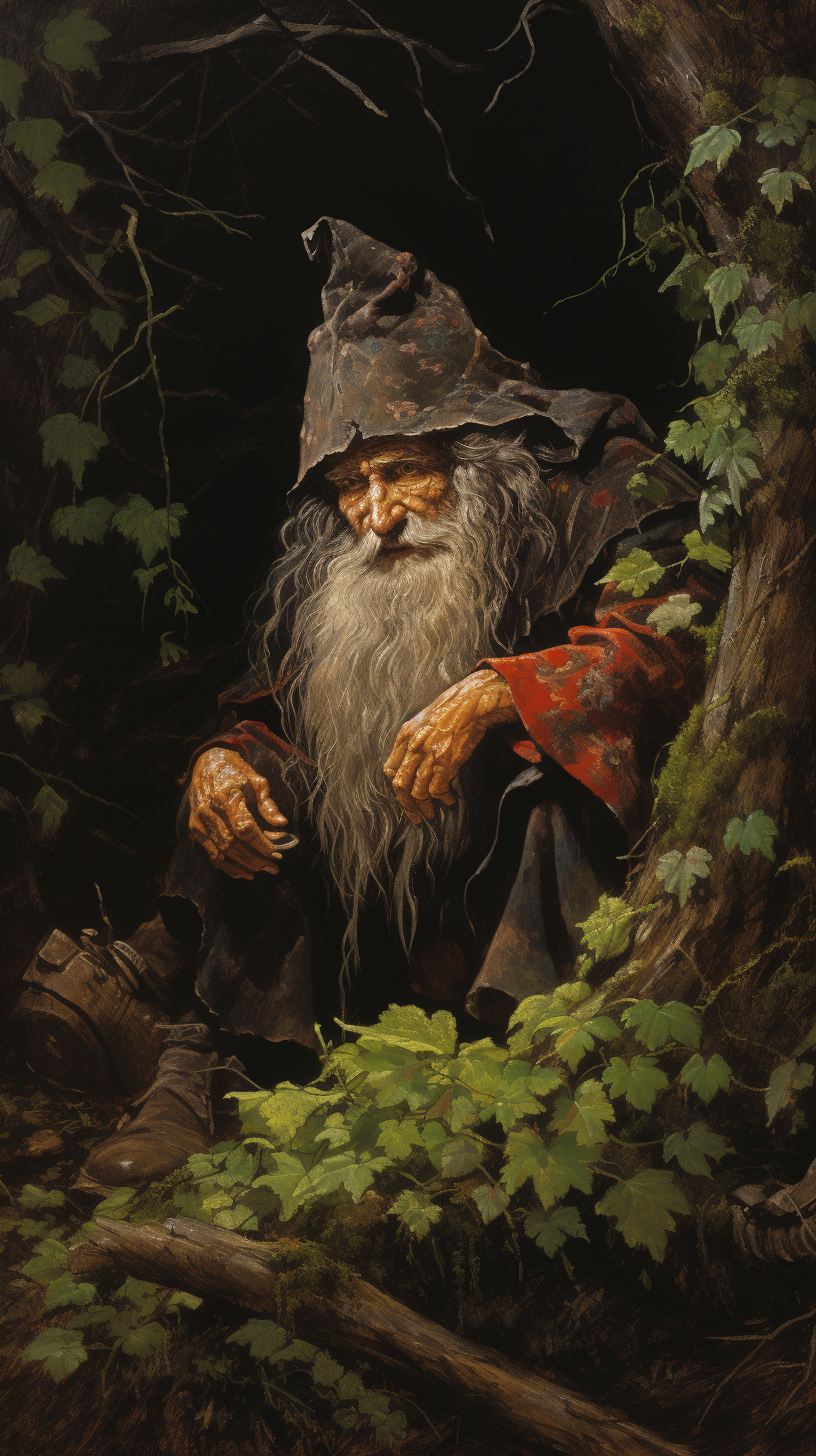 Dark Fantasy Gnome Drug Dealer