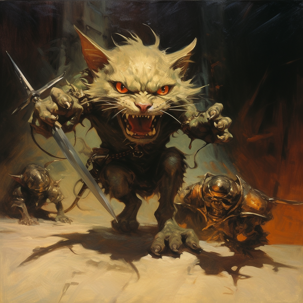 Goblin Cat - Fierce and Fearsome Creature