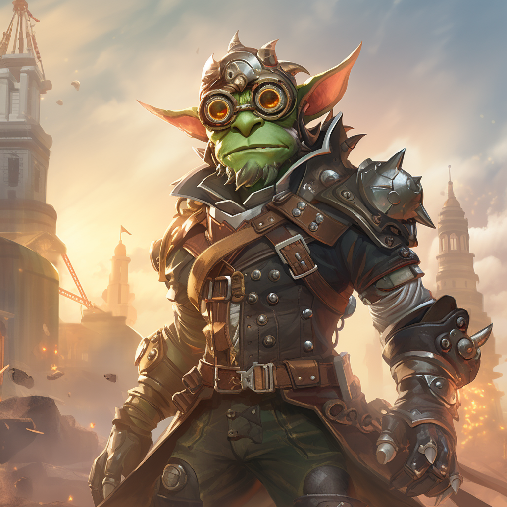 Goblin in Steampunk City Costume