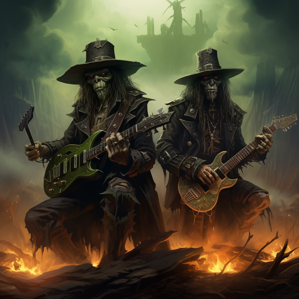 Dark goblin goth metal musicians