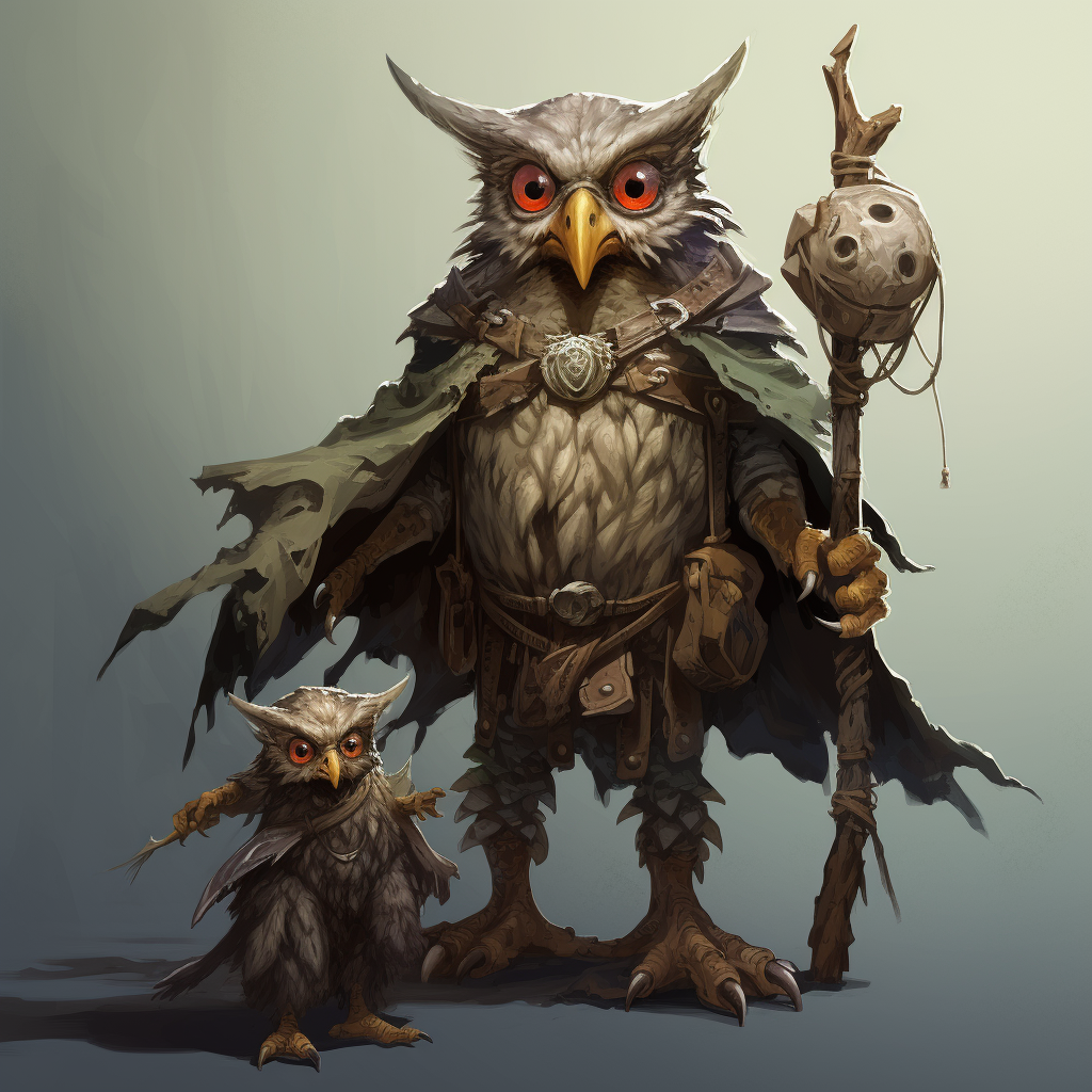 Mysterious Goblin Owl Hybrid