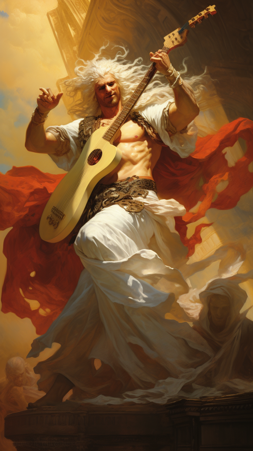 God of Bards Dancing Music Wealth