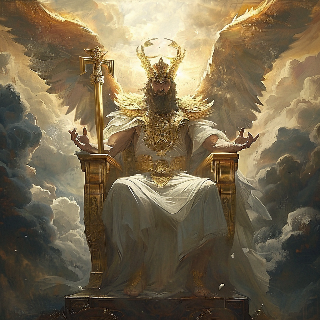 Divine presence on the heavenly throne