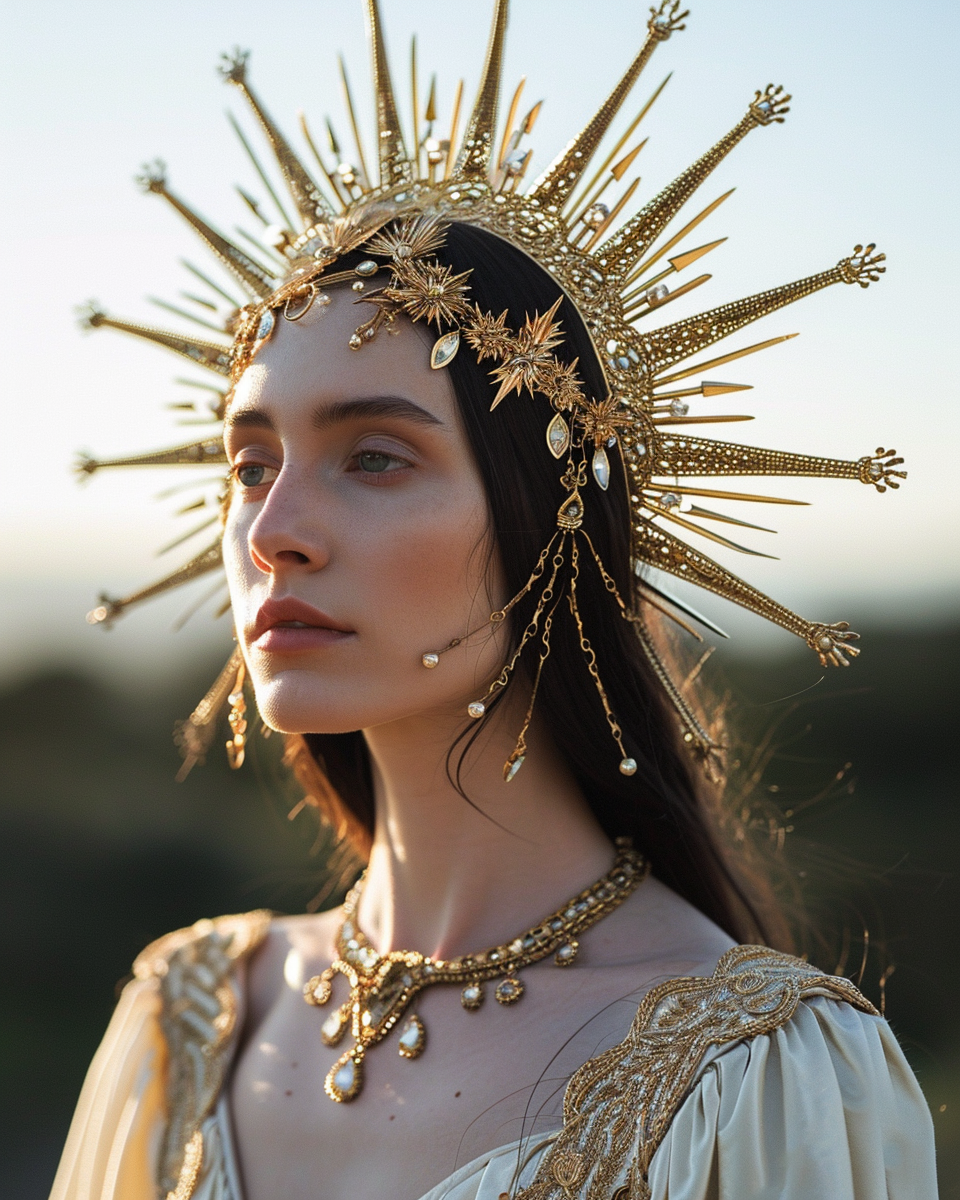 Beautiful Goddess Halo Crown Image