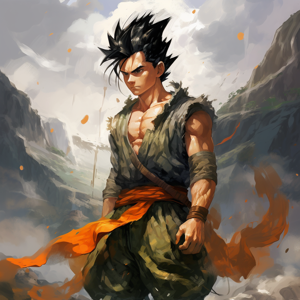 Mighty Gohan from Dragon Ball Z