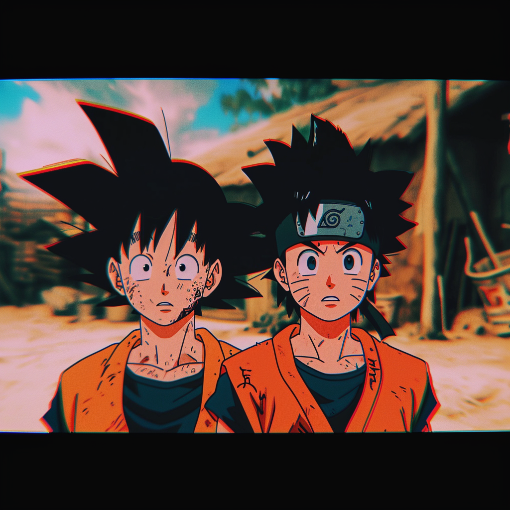 Goku Sasuke Studio Ghibli 80s Screengrab