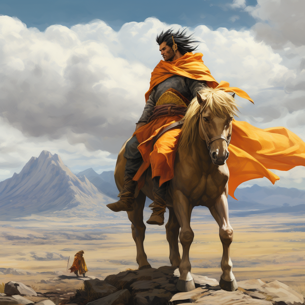 Goku as a Commanche DnD Monk