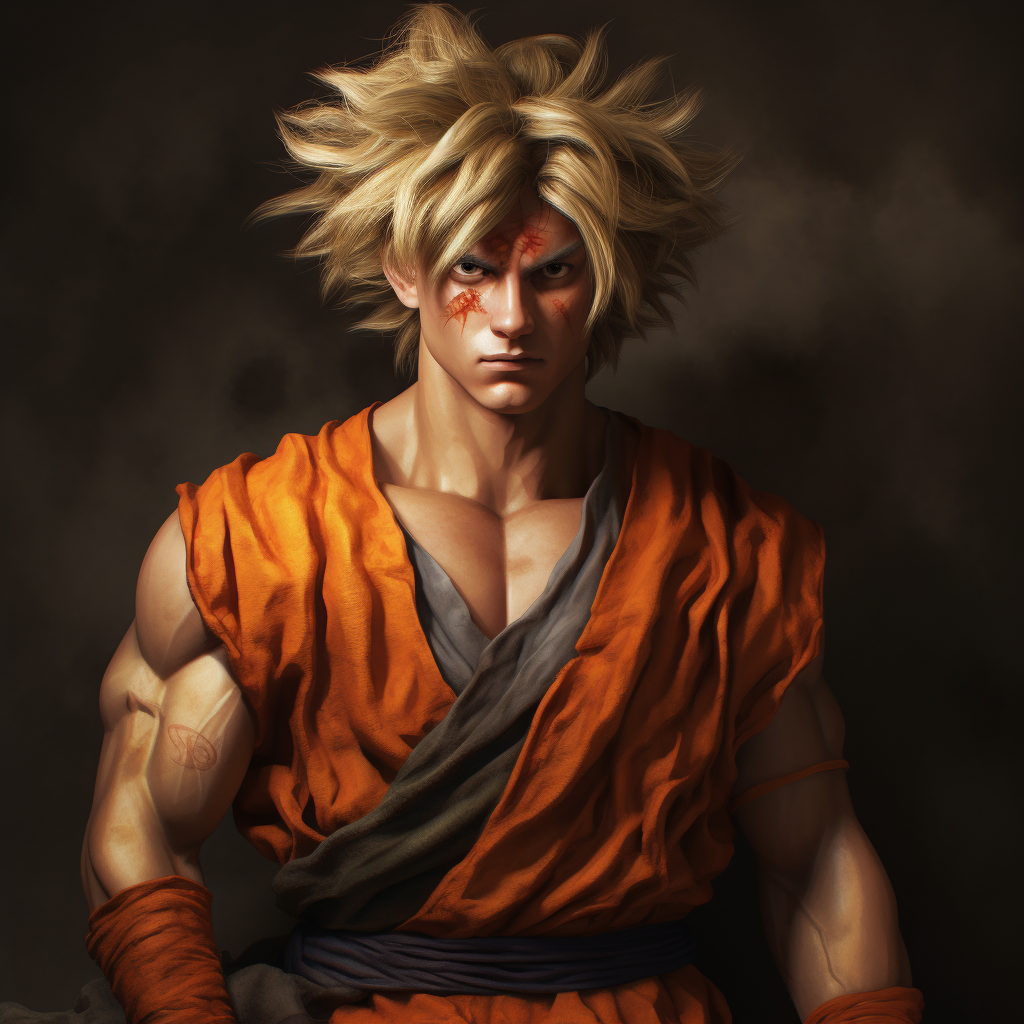 Realistic Goku Artwork Image