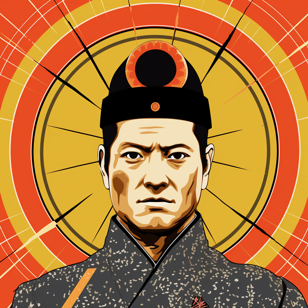 Image of Kyudo Police Chief with Golden Target Head