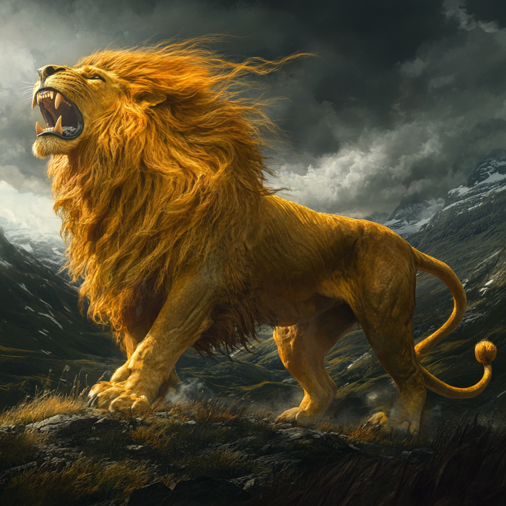 Golden-furred Nemean Lion