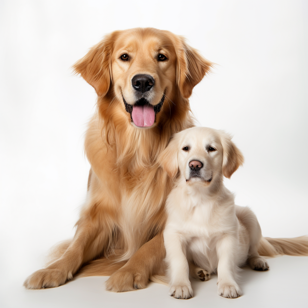 Golden Retriever with Stunning Natural Lighting