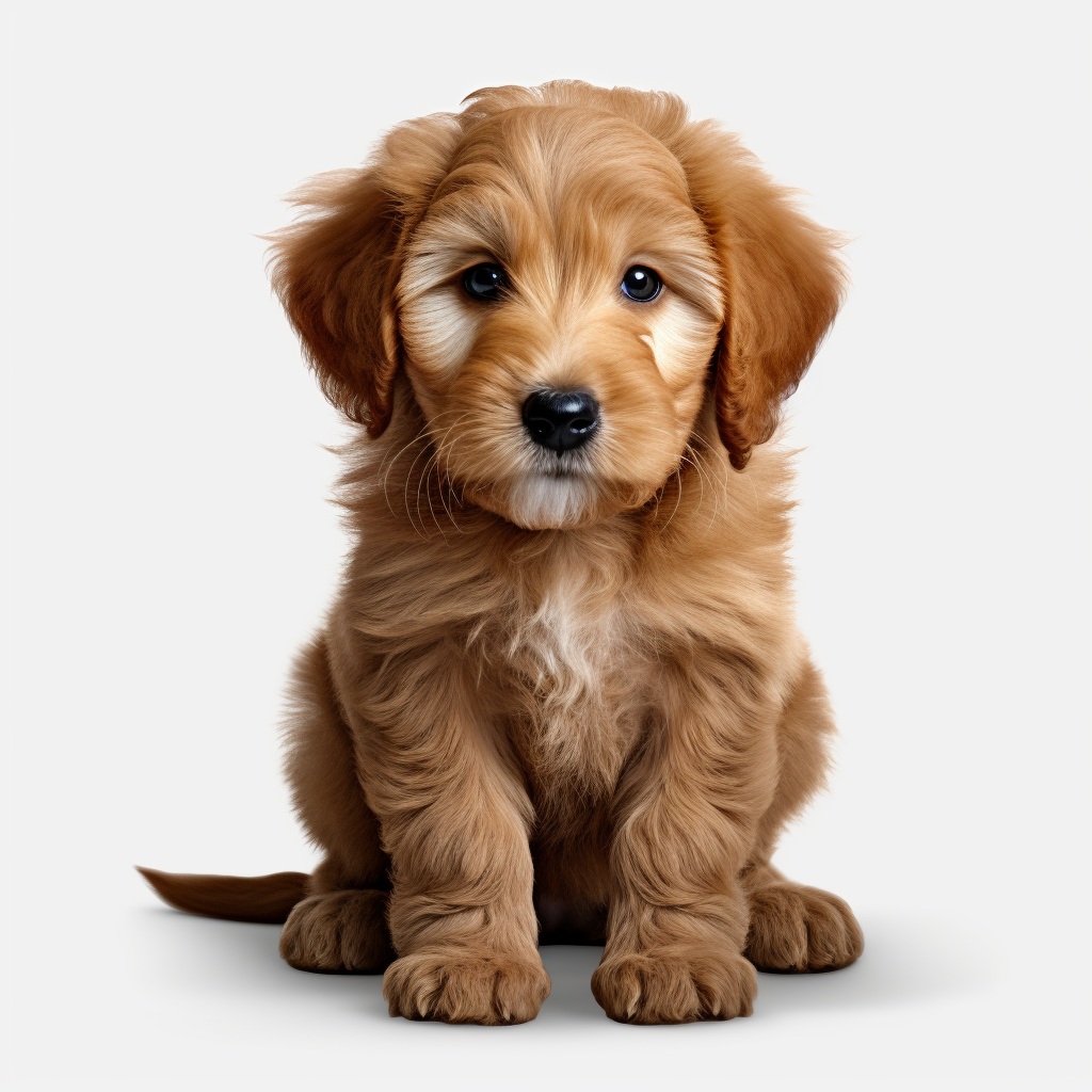 Cute and Affectionate Goldendoodle Puppy