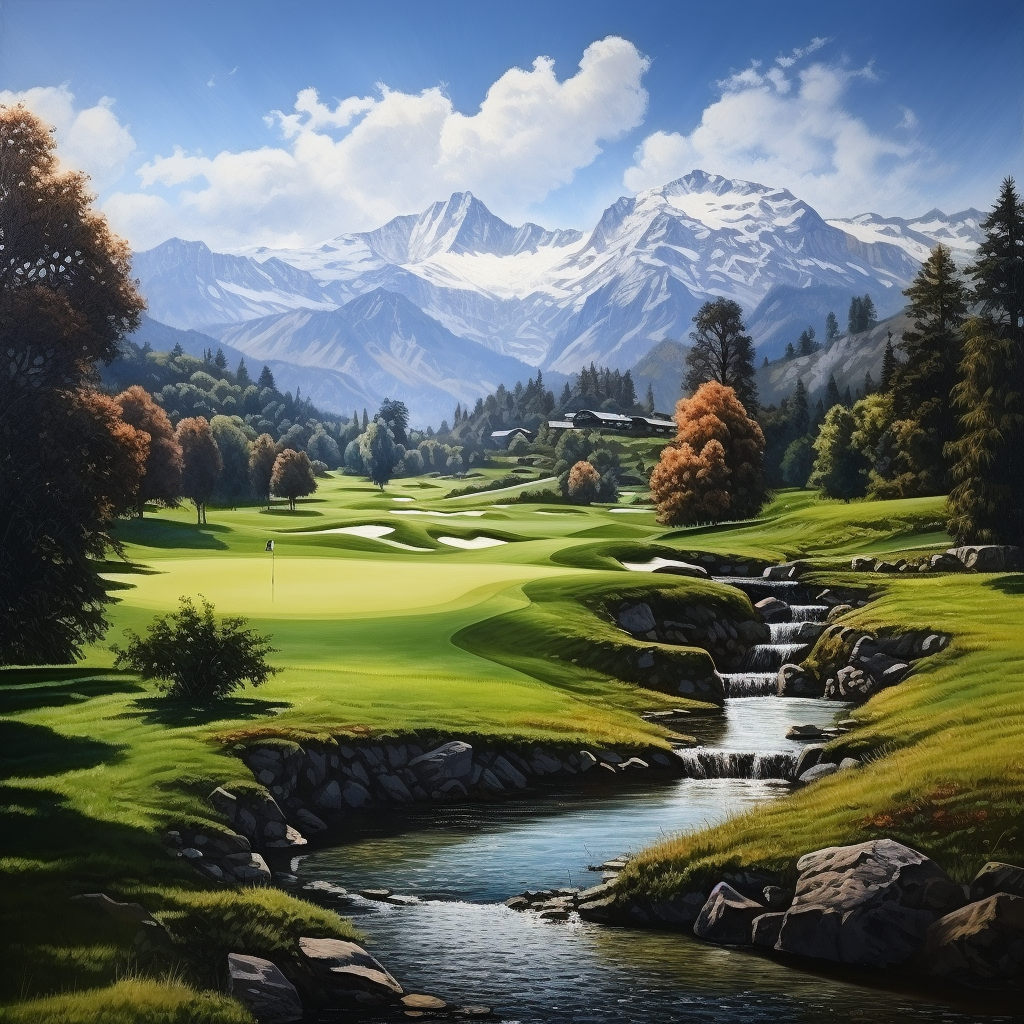 Stunning Golf Course in Heavenly Mountains