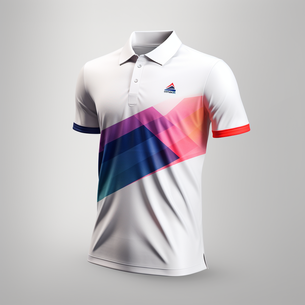 Golf polo shirt design mockup