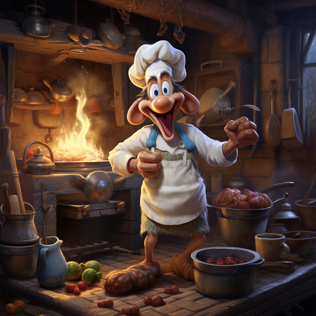 Goofy cooking with The Muppet's Swedish Chef