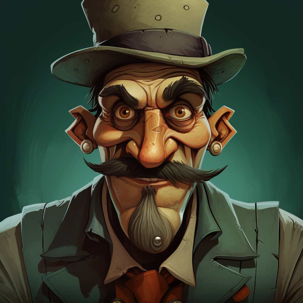 Goofy 1920s Ivan Informant character