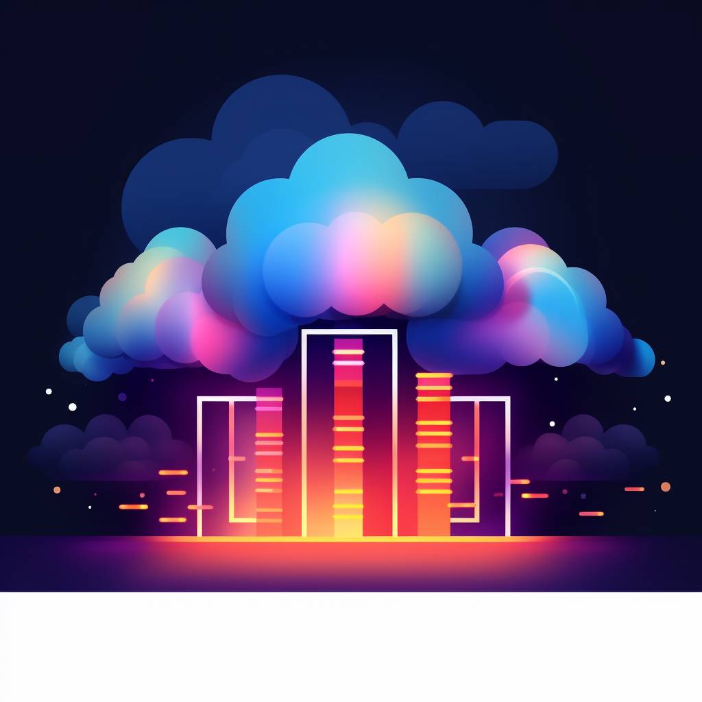 Illustration of Google Cloud Serverless Icon