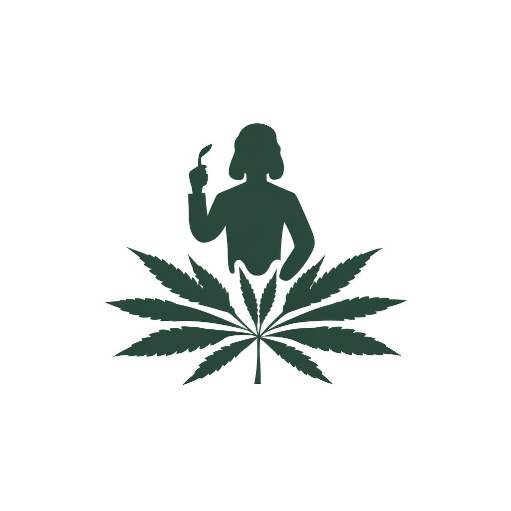 Gorilla with Cannabis Leaf Artwork