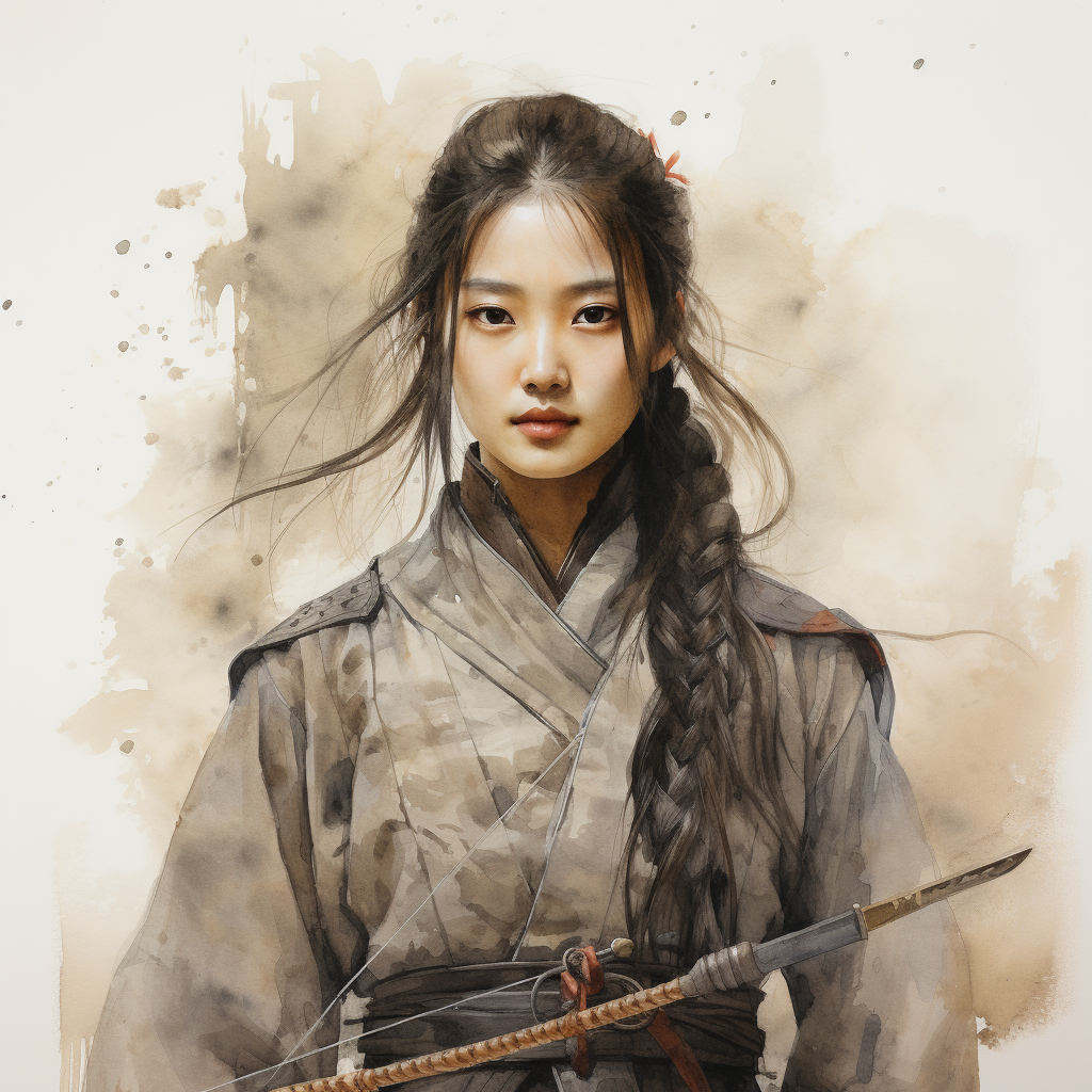 Goryeo Dynasty Female General Arrow Hit