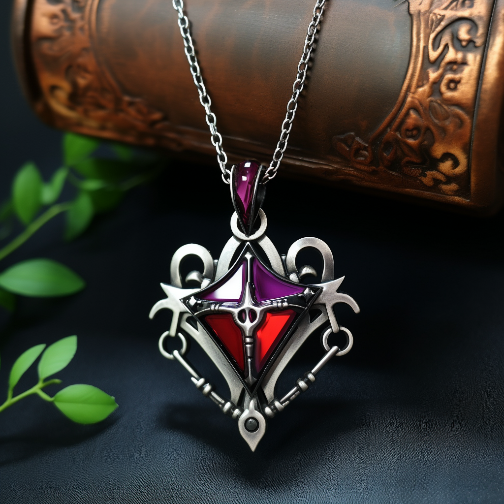 Joker Harley Quinn necklace image