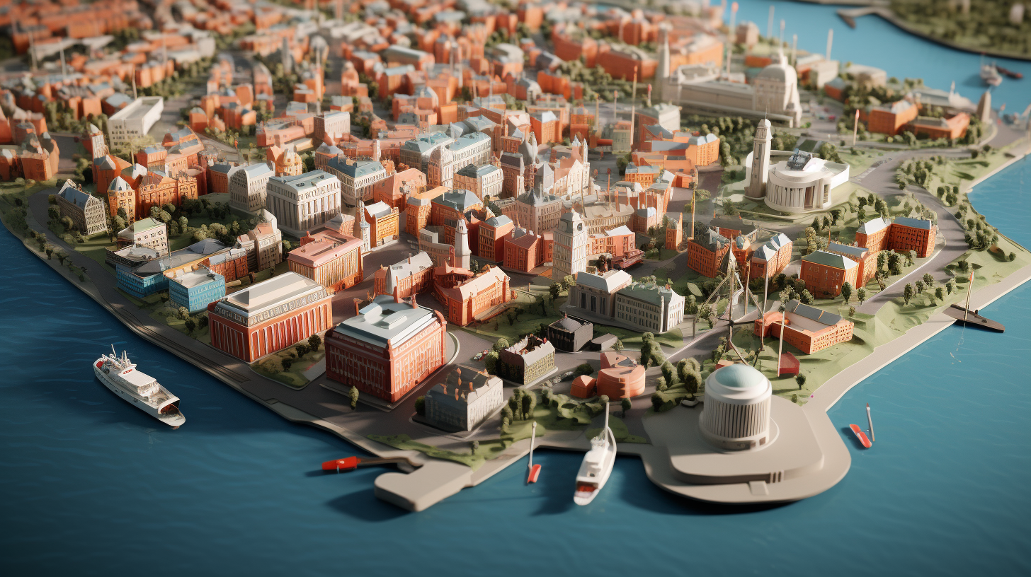 3D Map of Gothenburg