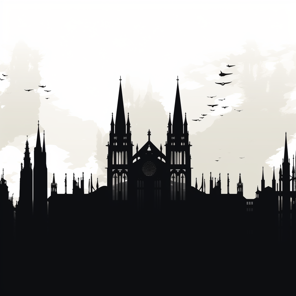 Gothic Building Silhouette