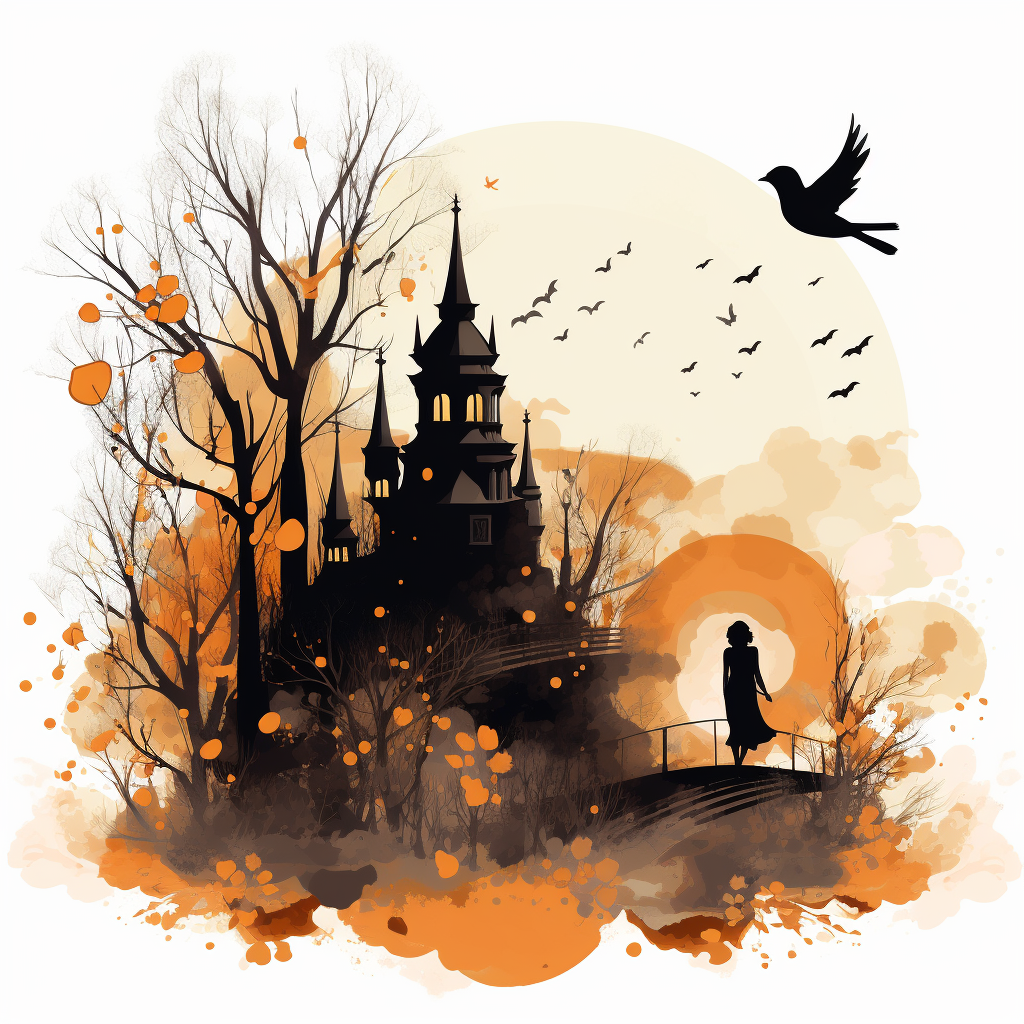 Dark and Mystical Gothic Fall Clipart