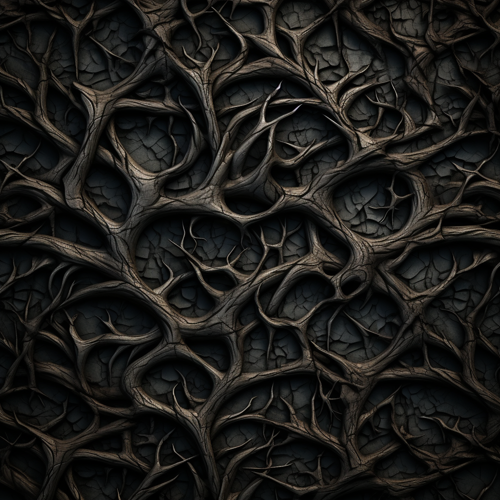 Dark Gothic Organic Tree Texture