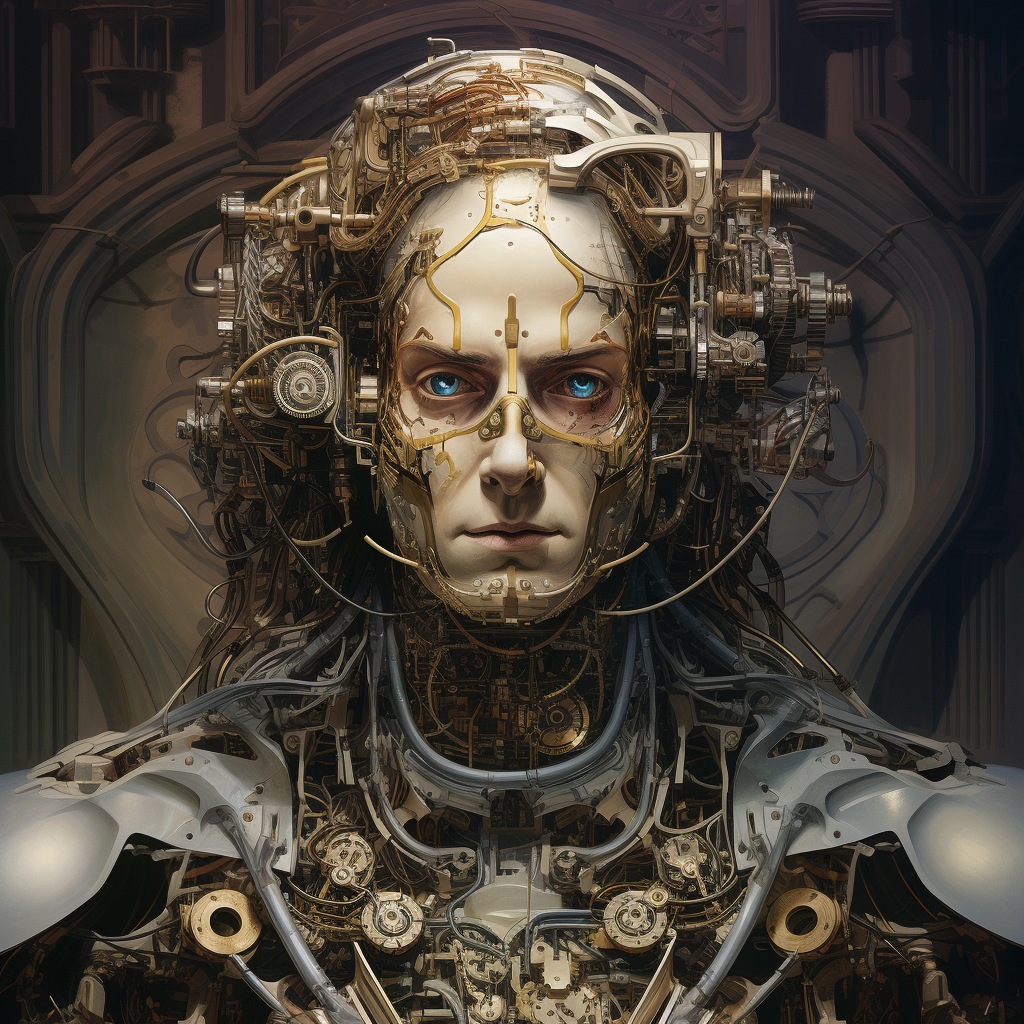 Gothic Renaissance AI God Art