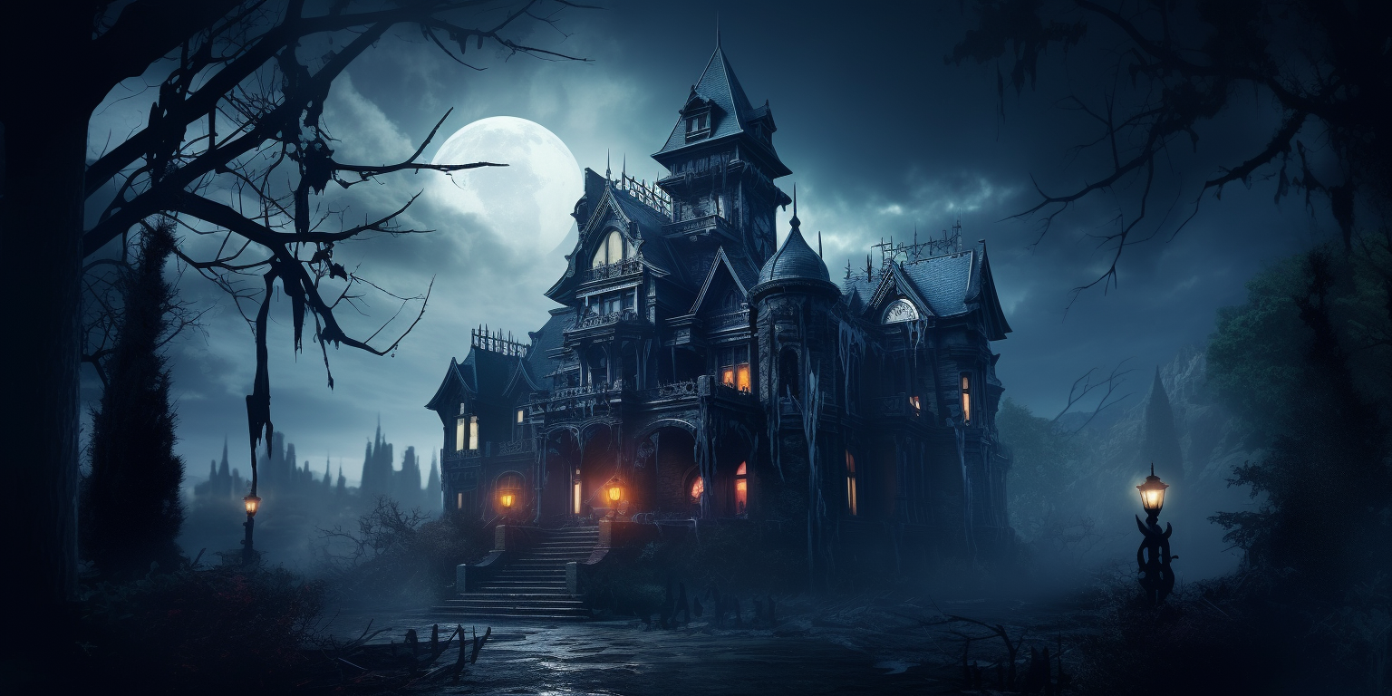 Dark Fantasy Vampire Manor Image