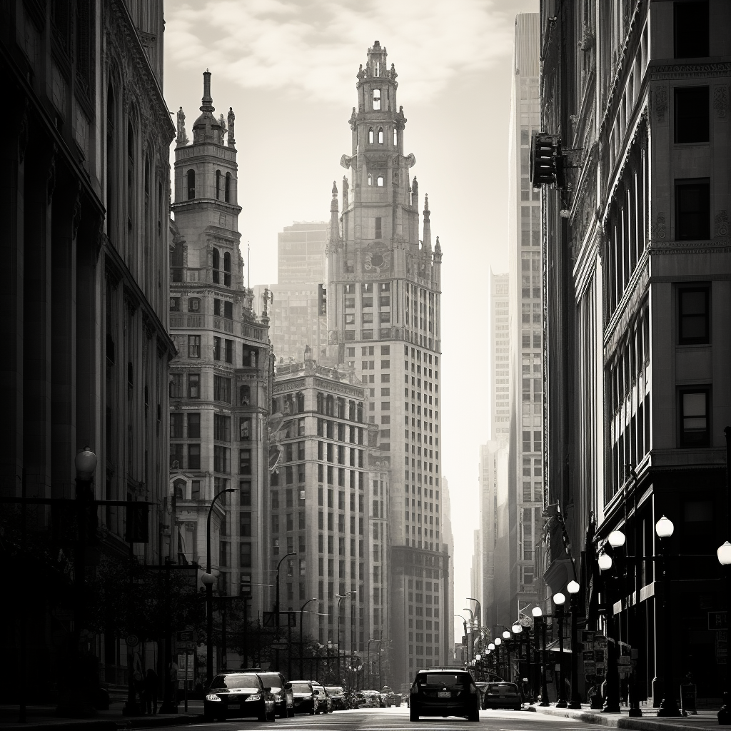 Impressive Gothic Cityscape Architecture